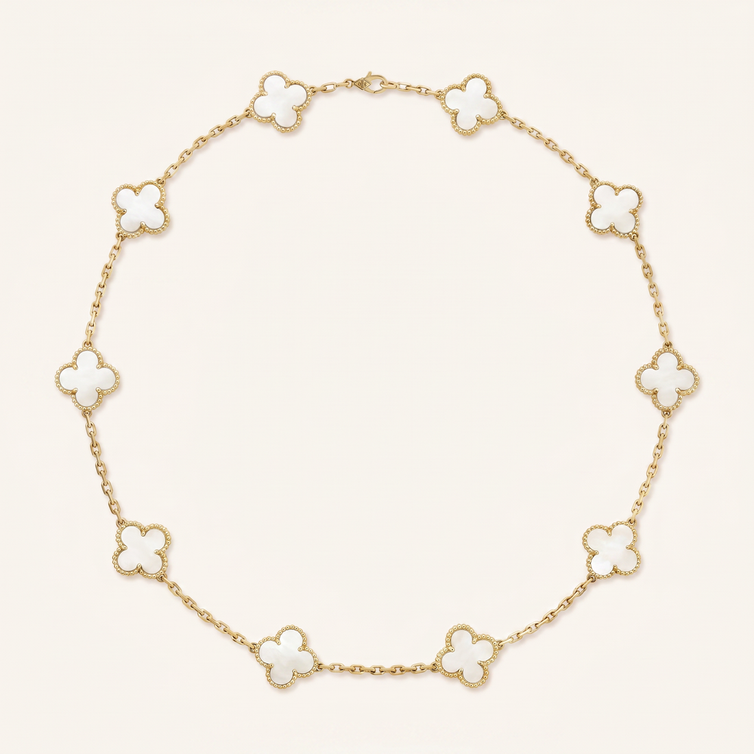 Alhambra 10 Motifs Mother Of Pearl Necklace