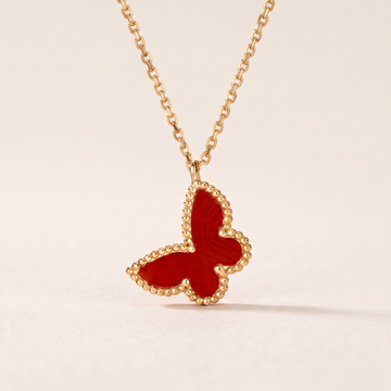 Alhambra Sweet Red Butterfly Necklace